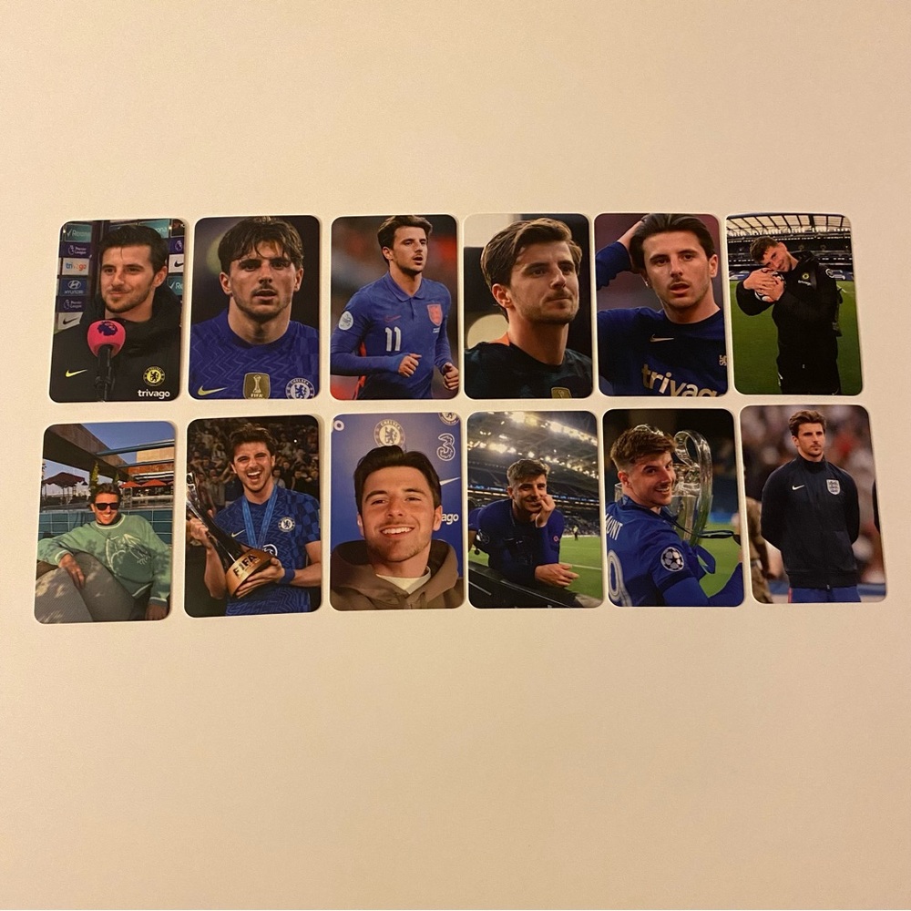 Mason Mount photocard set 2x3 inches
